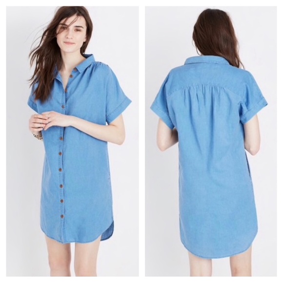 Madewell Dresses & Skirts - Madewell Indigo Central Chambray Shirtdress